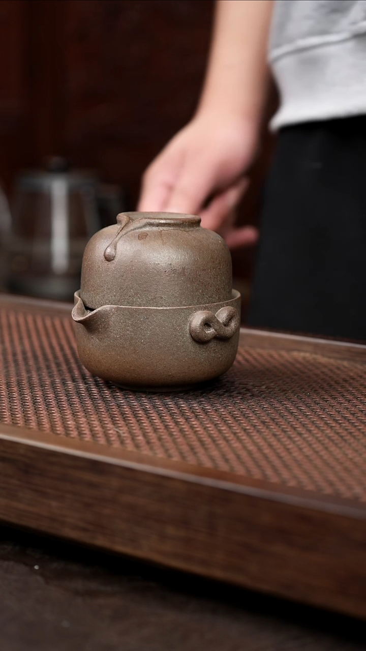 茶壶紫砂岩中泥旅行套组