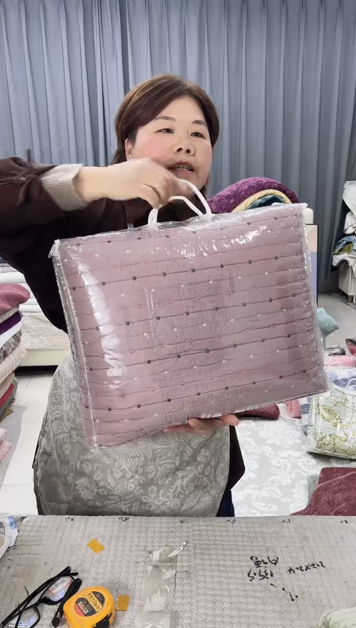 棉豆沙米粒绣2.3*2.5纯棉