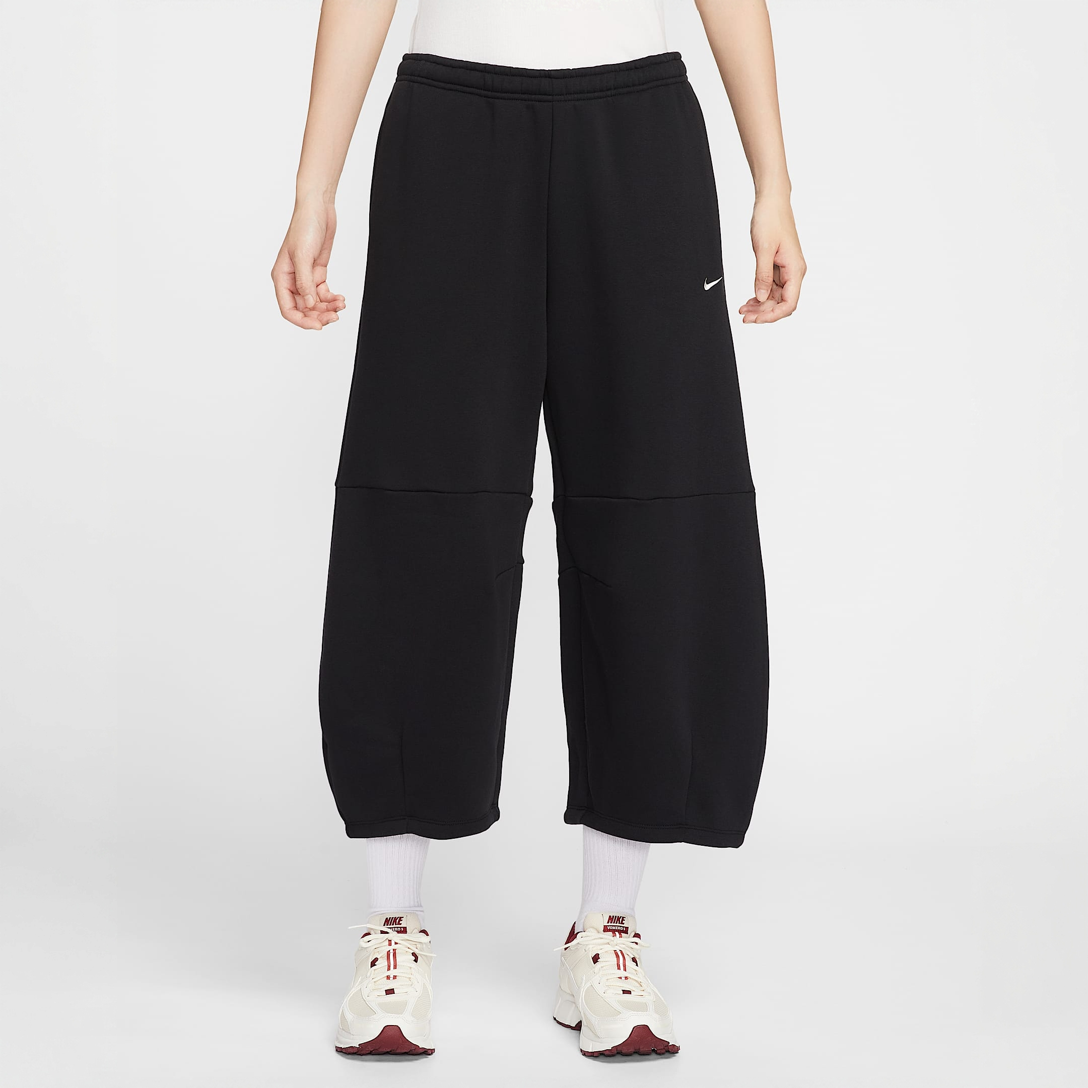 NIKE耐克【呼】女子宽松中腰加绒九分裤休闲裤IM7475-010