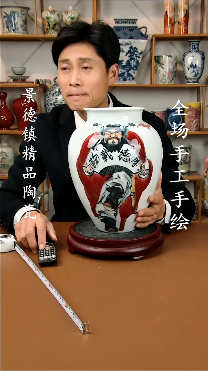【闪购商品】瓶景德镇陶瓷摆件30