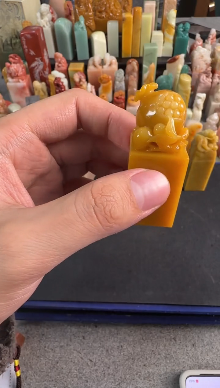 【闪购商品】青田石印石编号编号7598