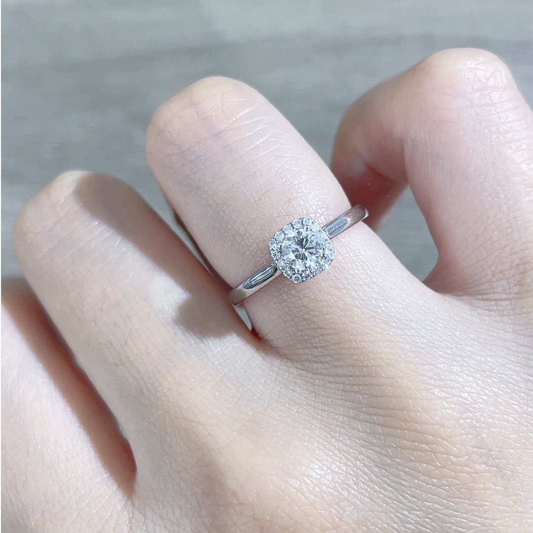 18K30分方包天然钻石戒指DS24110218