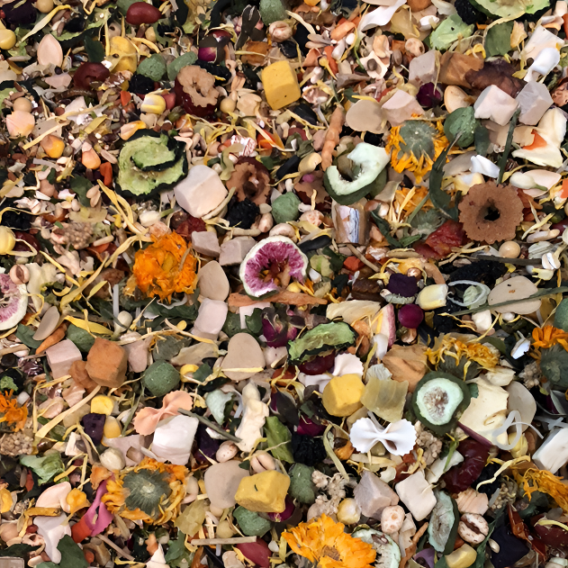 多来米直播配60多种食材自用款金丝熊长肉粮食营养均衡