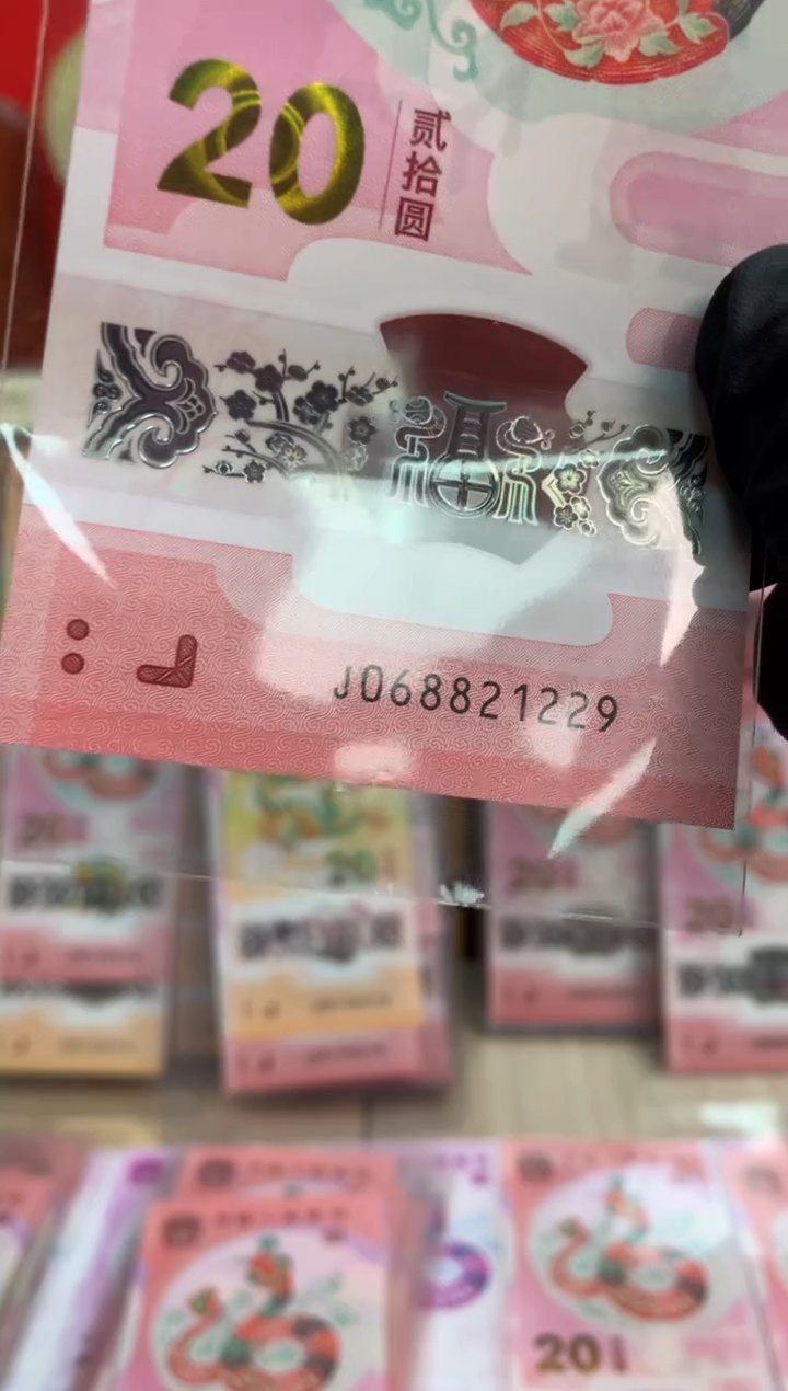 【闪购商品】塑料蛇钞纪念钞 真钞 21229