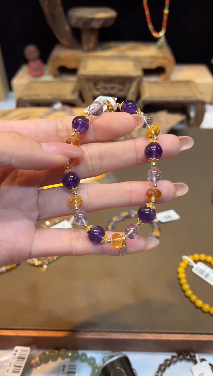 未镶嵌手链水晶手饰@@6333