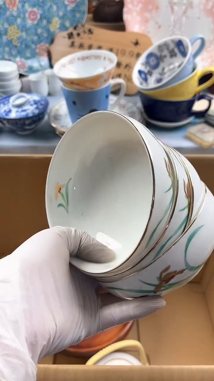 瓷片延****楼英歌瓷器满19.9包邮