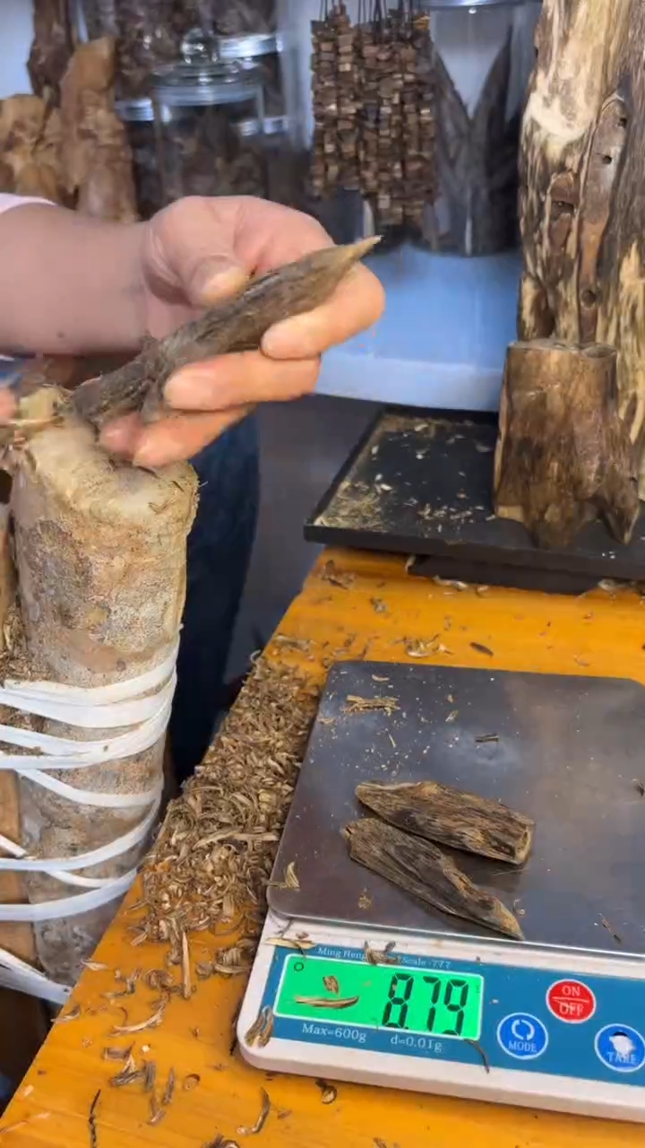 沉香沉香碎屑张勺子品种8.7克