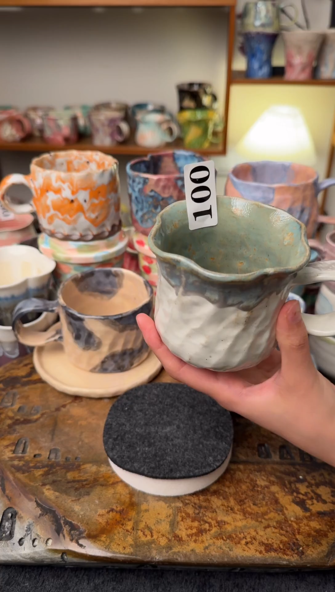 杯子100景德镇颜色釉杯杯