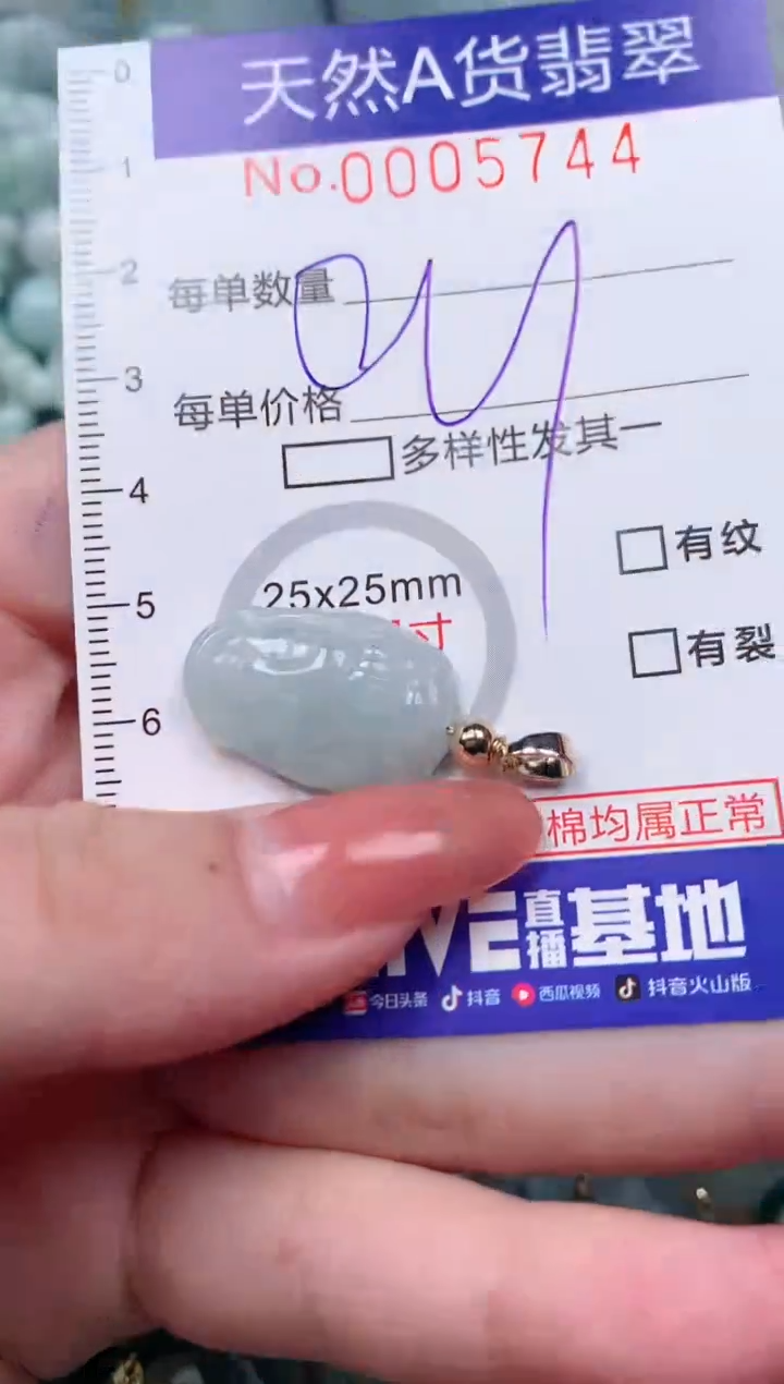 【闪购商品】翡翠颈饰未镶嵌00005744