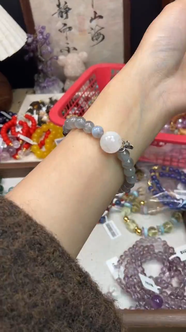 未镶嵌手链月光石115微瑕