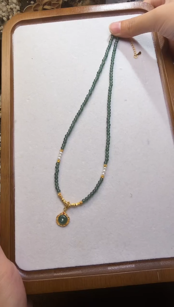 水晶摆件未镶嵌项链