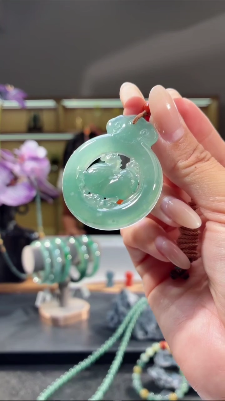 吊坠(不含链)未镶嵌翡翠马