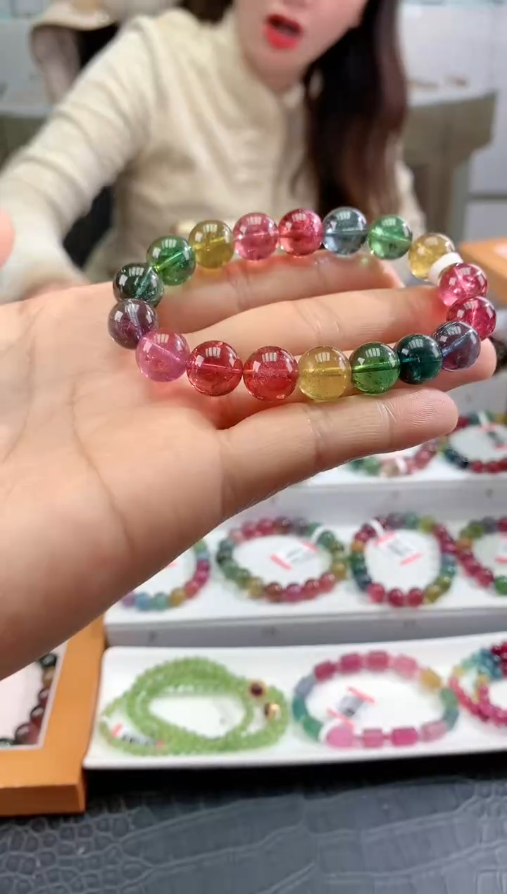 【闪购商品】碧玺手链未镶嵌多样性发一条