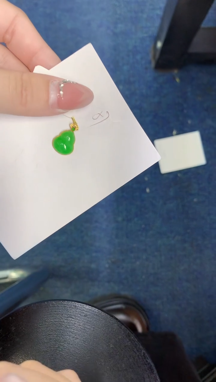 【闪购商品】翡翠颈饰18K金镶嵌000000000