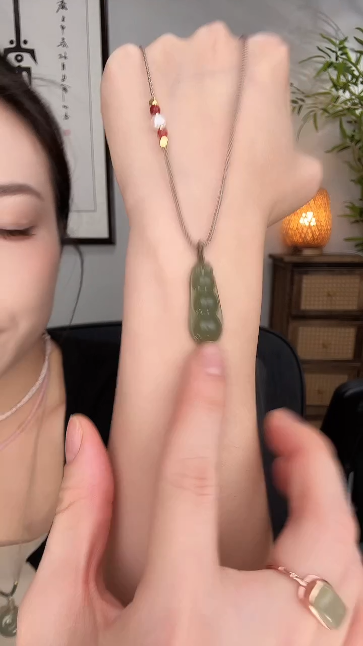 【闪购商品】和田玉颈饰未镶嵌福豆