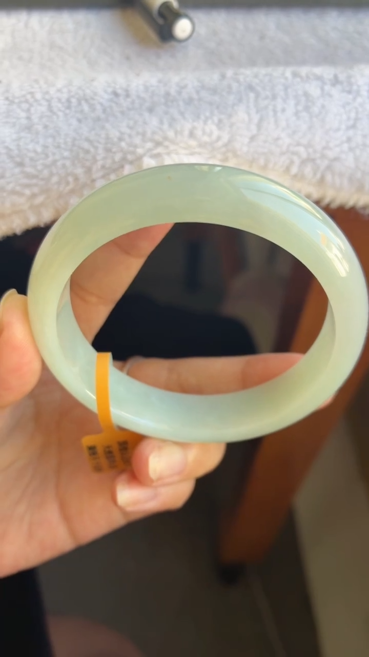 未镶嵌手镯翡翠（一定要买）果冻胶葡萄肉蓝绿9号