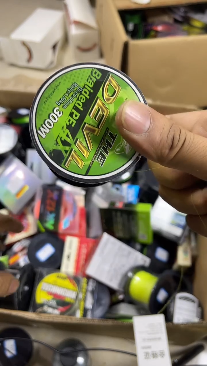 尼龙&**&0.6#----4X黄色路亚线300米尾货