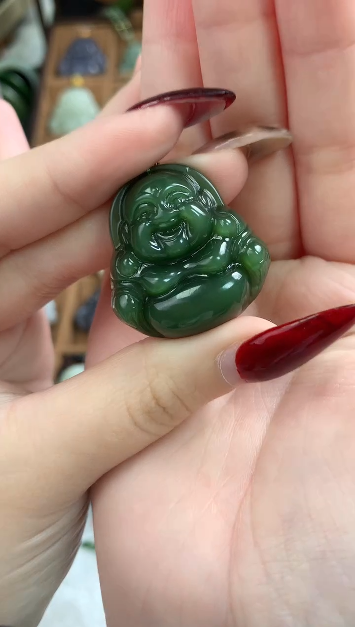 【闪购商品】和田玉颈饰未镶嵌吊坠30mm