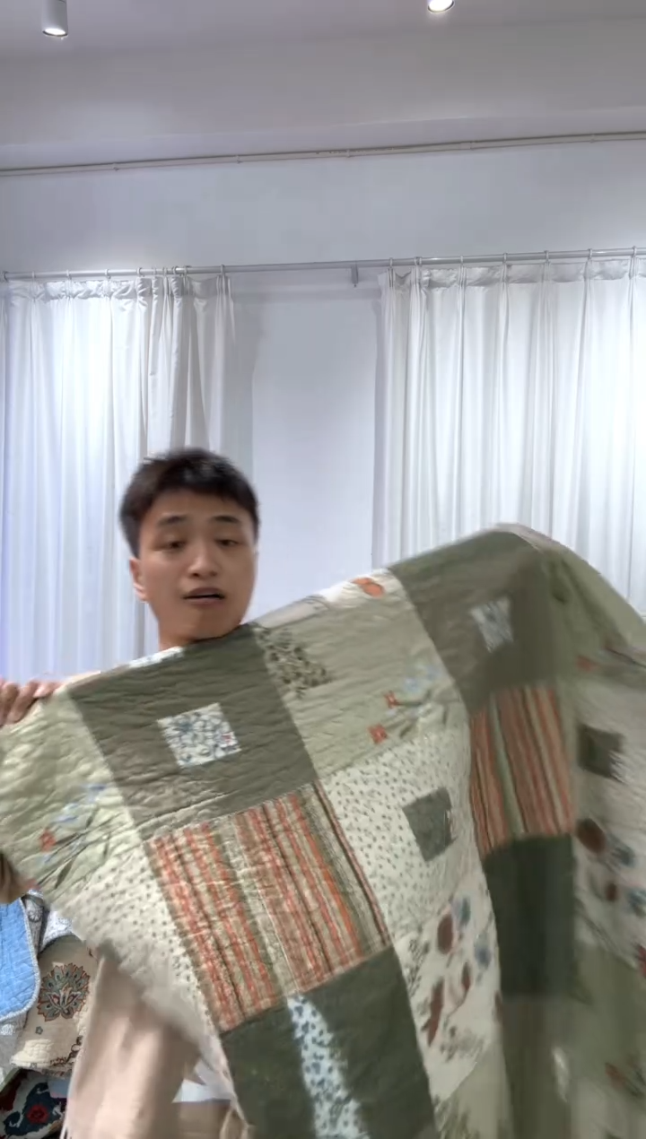 棉200*230纯棉床盖57号微瑕