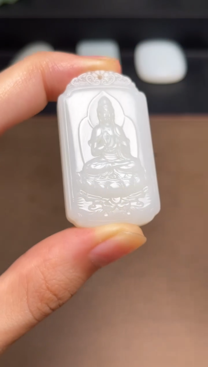 和田玉未镶嵌颈饰21