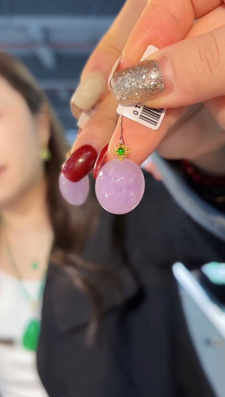 【闪购商品】翡翠颈饰18K金镶嵌缅料A货/支持复检/一件