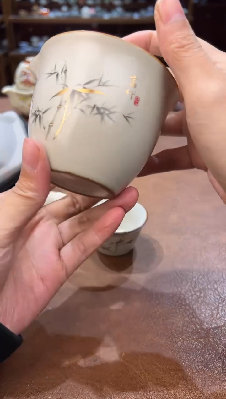 真的很便宜超好看会开片的旅行茶具q