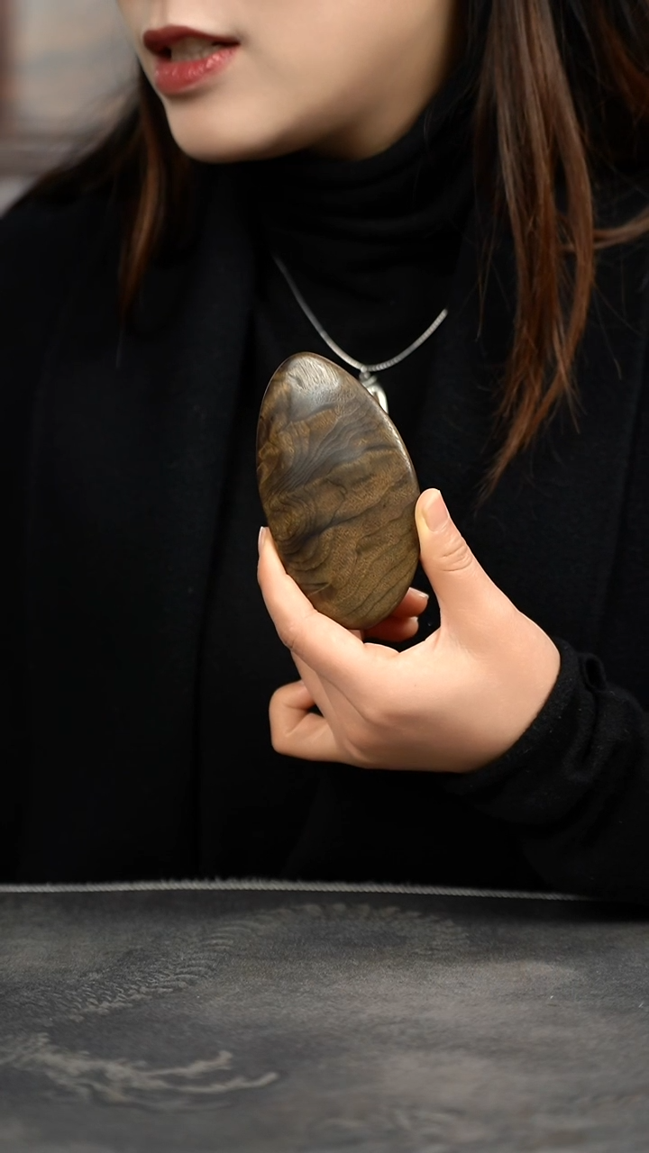 【闪购商品】金丝楠木雕满花原木精工刮刮板096