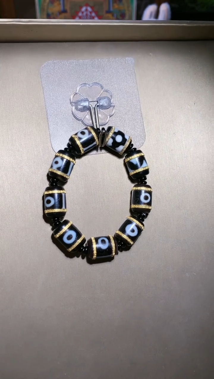 【闪购商品】玛瑙/玉髓颈饰18K金镶嵌X09731多宝手串