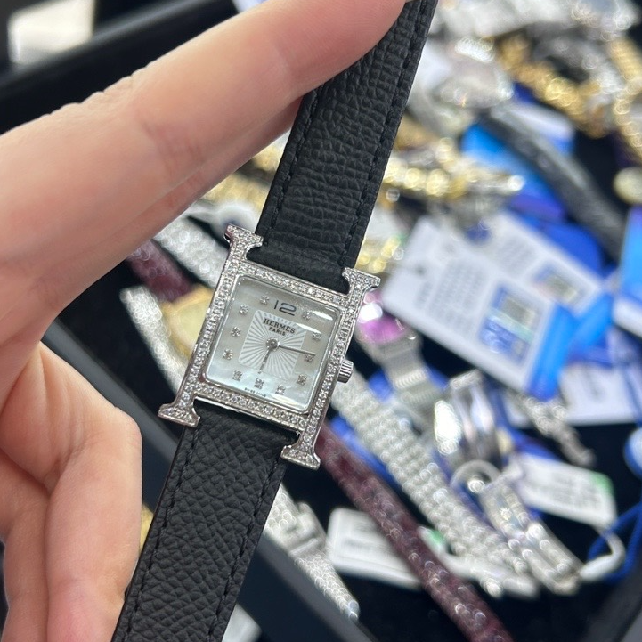 99新 Hermes/爱马仕 石英腕表后钻 21mm/公价85999/jm3234