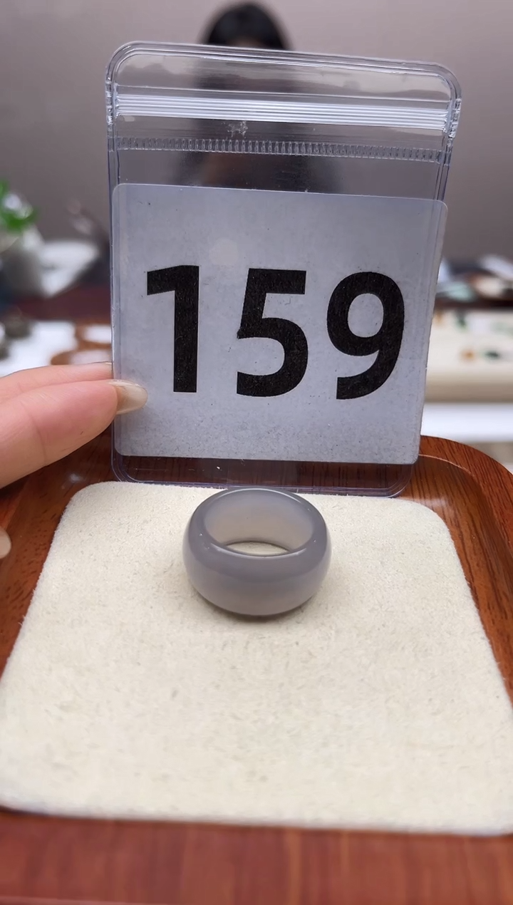 【闪购商品】和田玉戒指未镶嵌港码15号，内径17.3mm