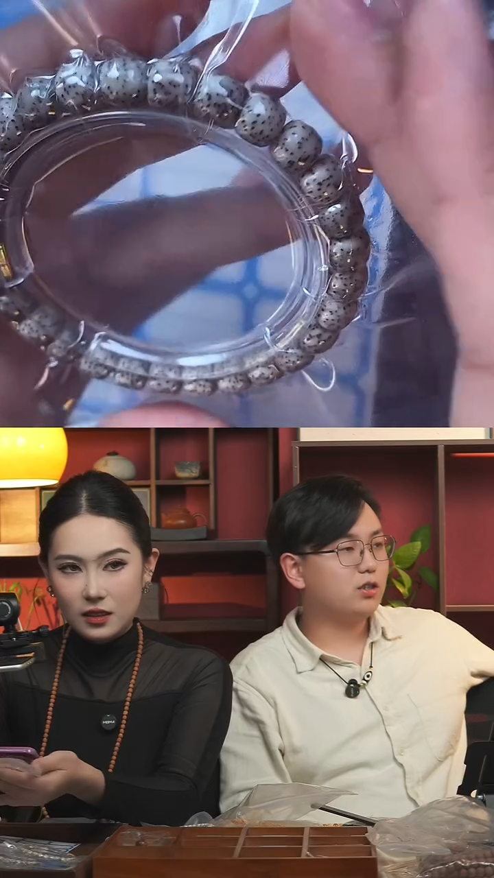 手串星月菩提4通体大留白星月菩提手串