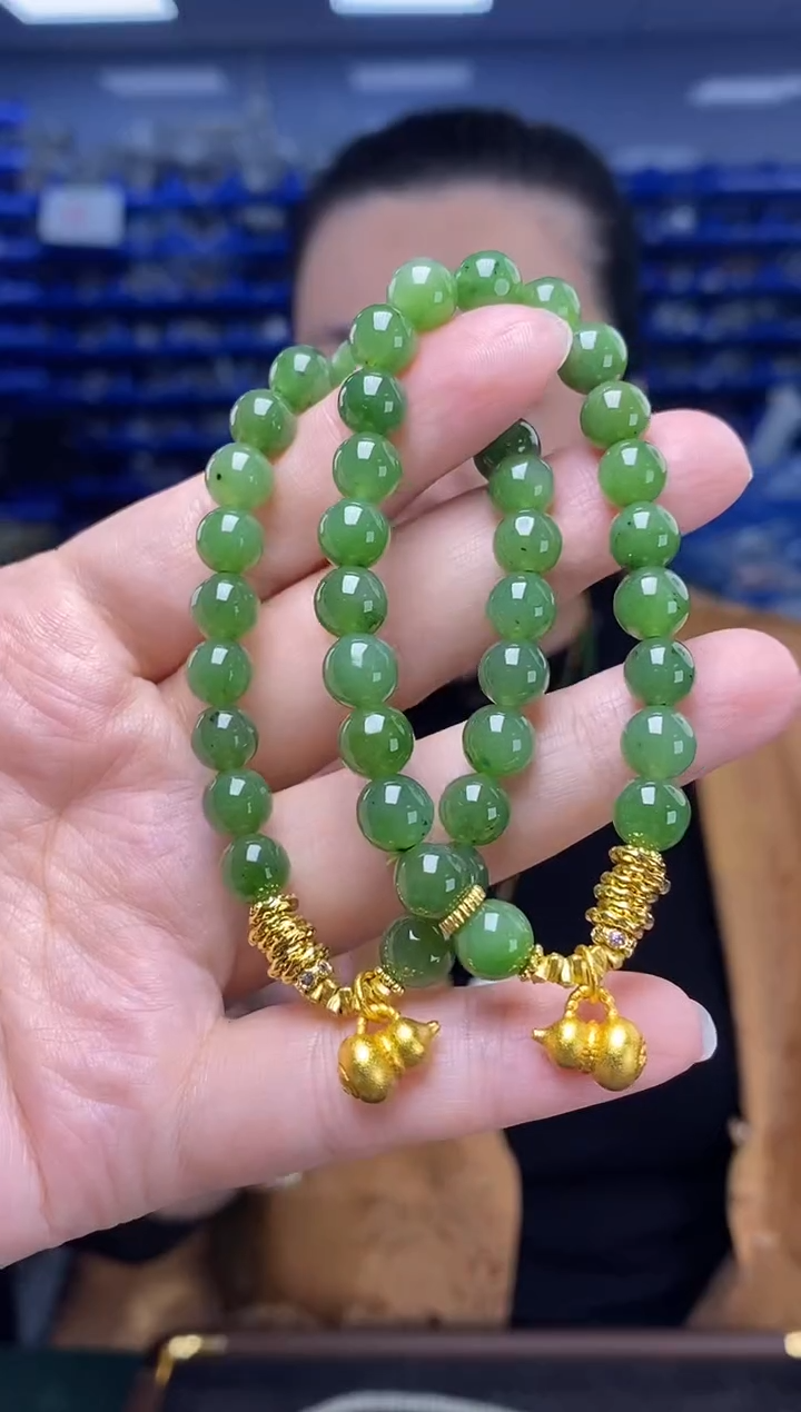 未镶嵌手链和田玉多样性发货发其一 