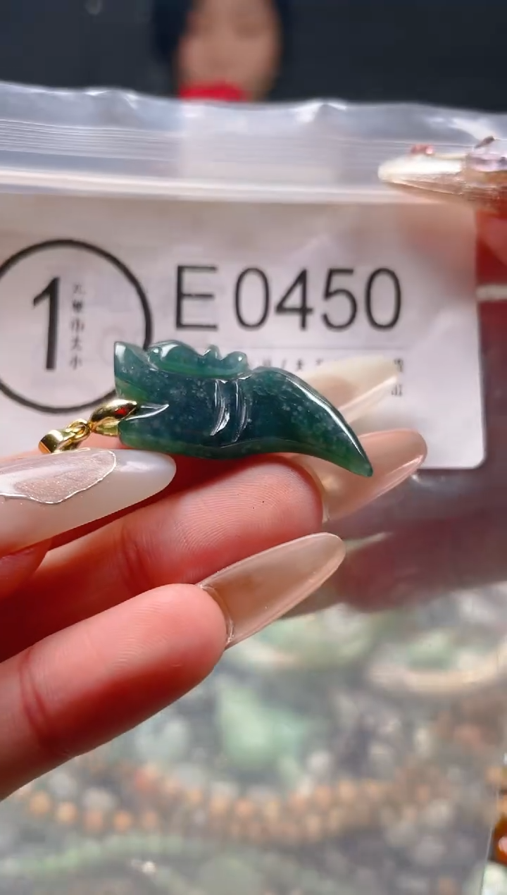 【闪购商品】翡翠颈饰未镶嵌/E/翡翠A货一图一物
