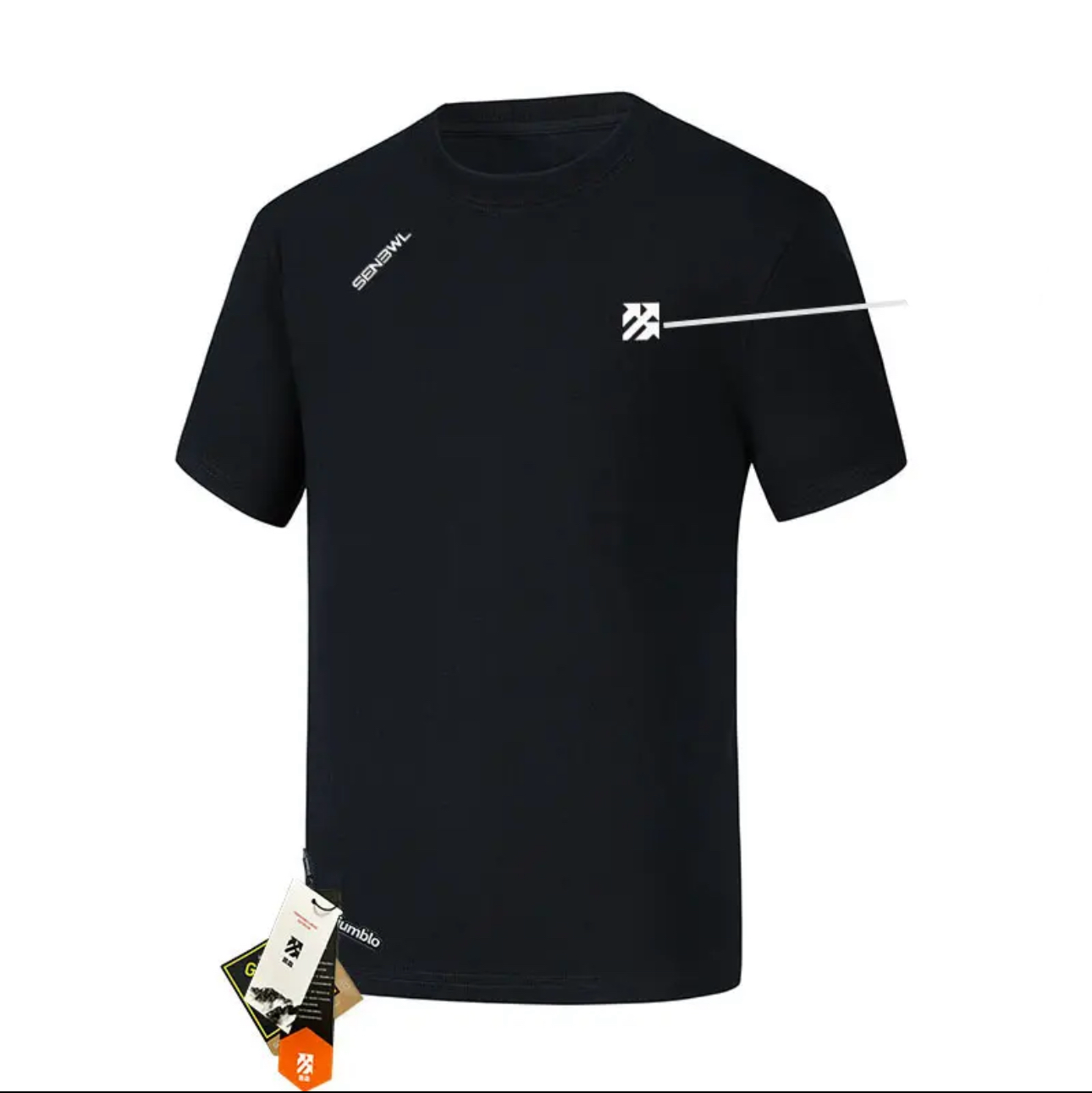 【路森】水果蛋白抗起球科技健身T-88807