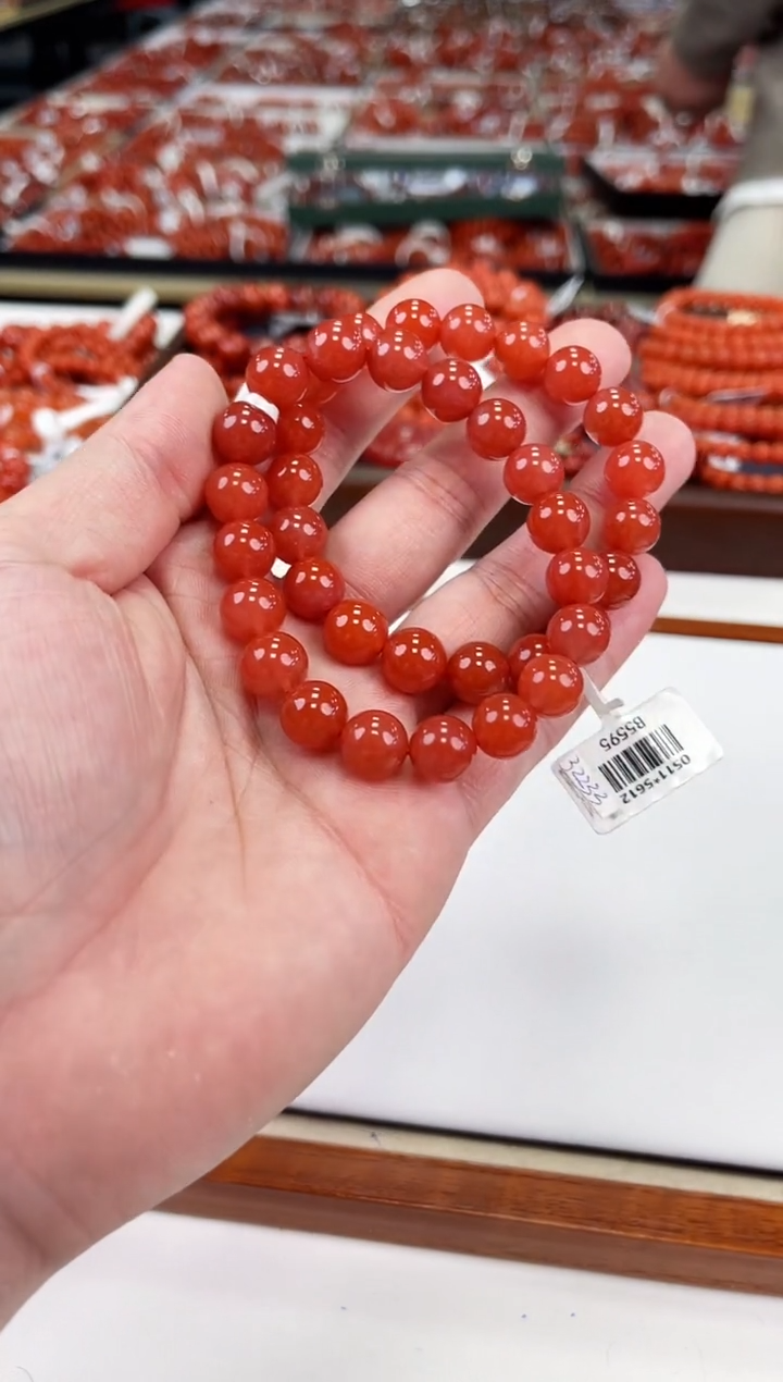 【闪购商品】南红玛瑙冰红手串10+未镶嵌（多样式发其一）