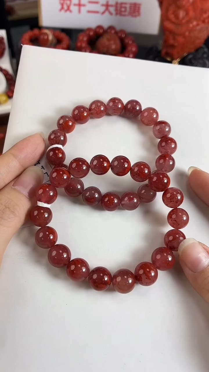未镶嵌瓦西手串11mm南红玛瑙（多样式发其一）