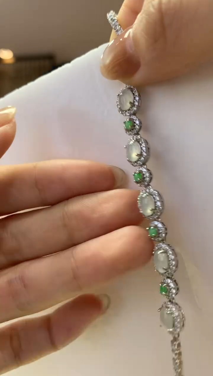 未镶嵌手链翡翠手链
