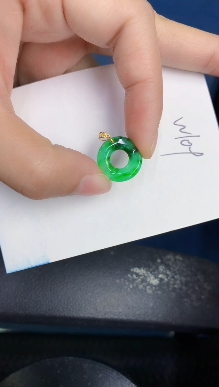 【闪购商品】翡翠颈饰18K金镶嵌00000000000