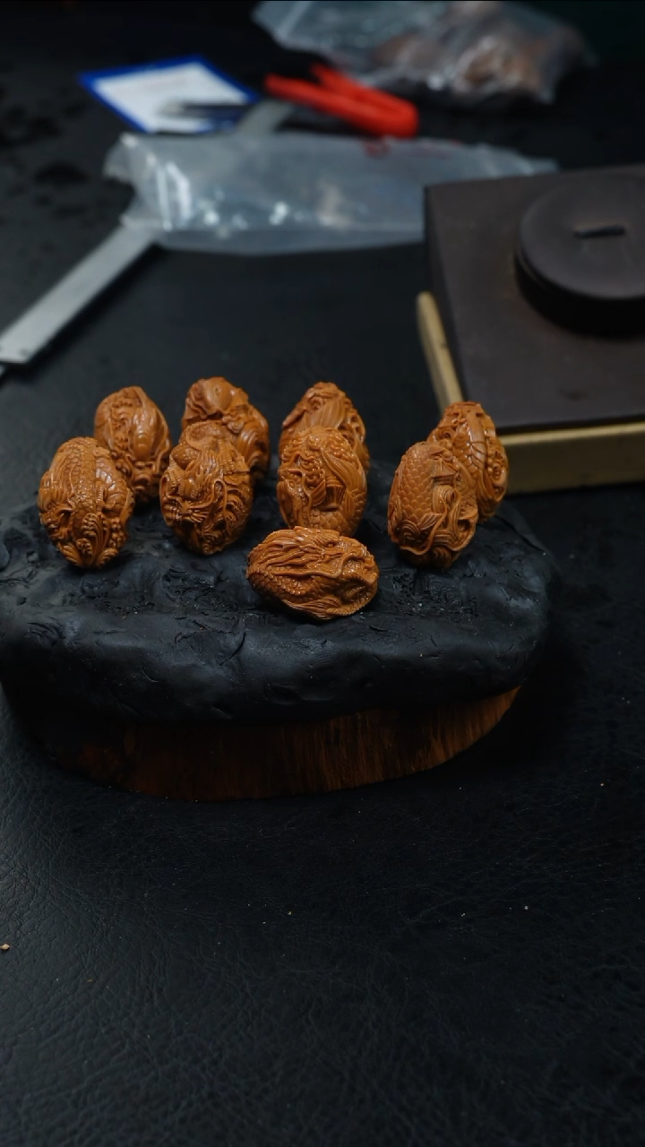 橄榄核手串/手链F****d鱼子精品核雕