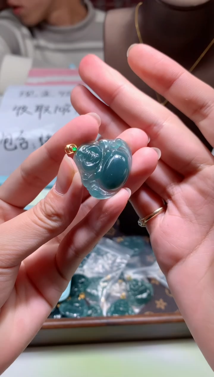 【闪购商品】翡翠项链合金天然A货翡翠-多样性发货