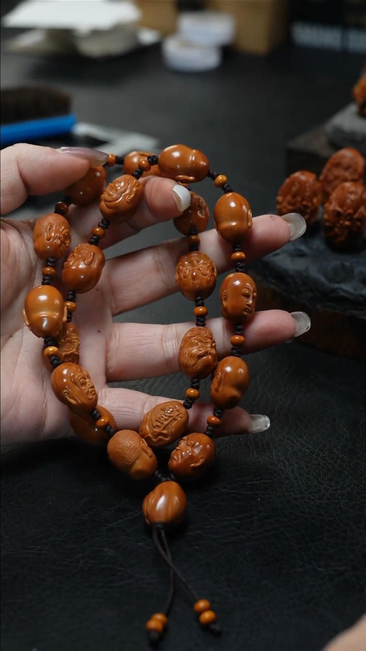 手串/手链橄榄核 橄榄核鱼子精品核文化