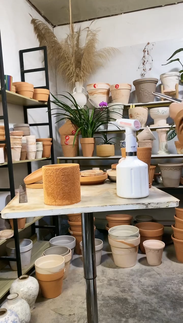 【闪购商品】红陶13*13红陶直筒波西米亚 1盆无托