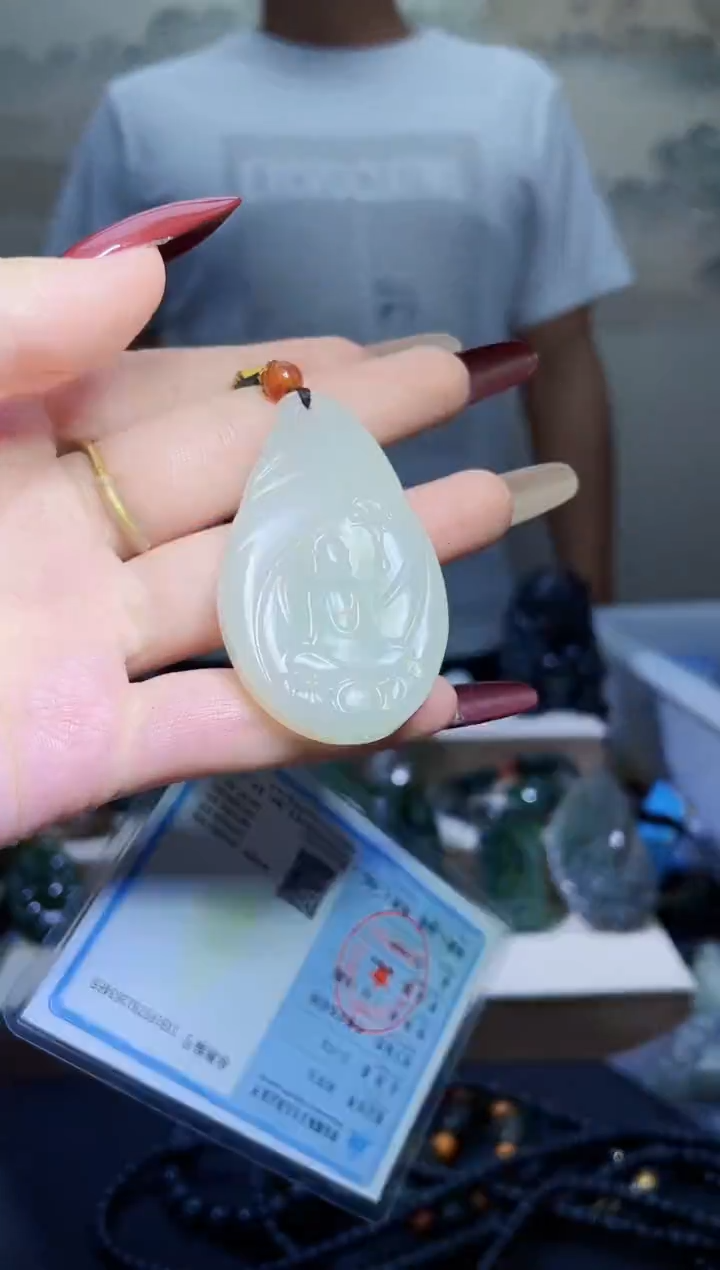 颈饰未镶嵌和田玉1