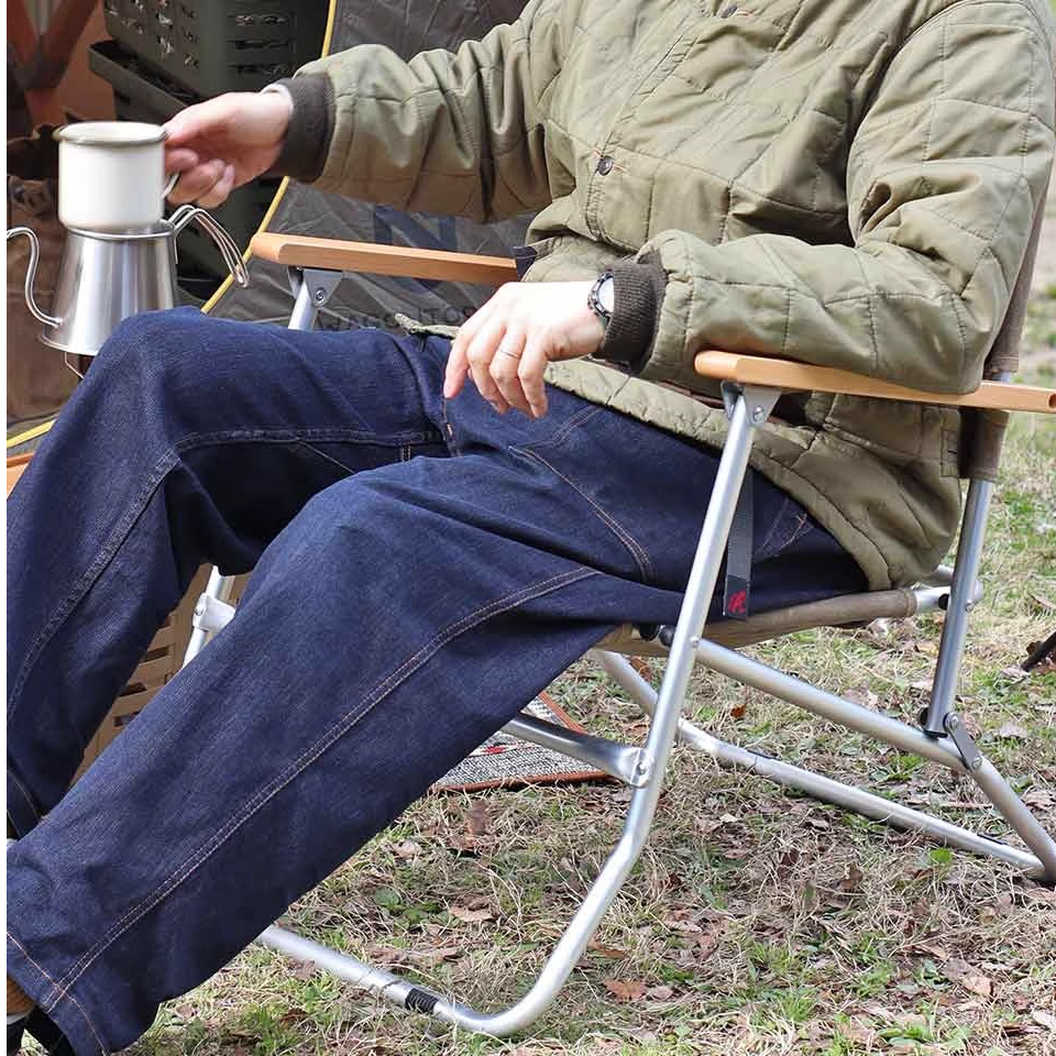 Post general日本户外露营便携式折叠车载自驾游铝合金涂蜡帆布椅