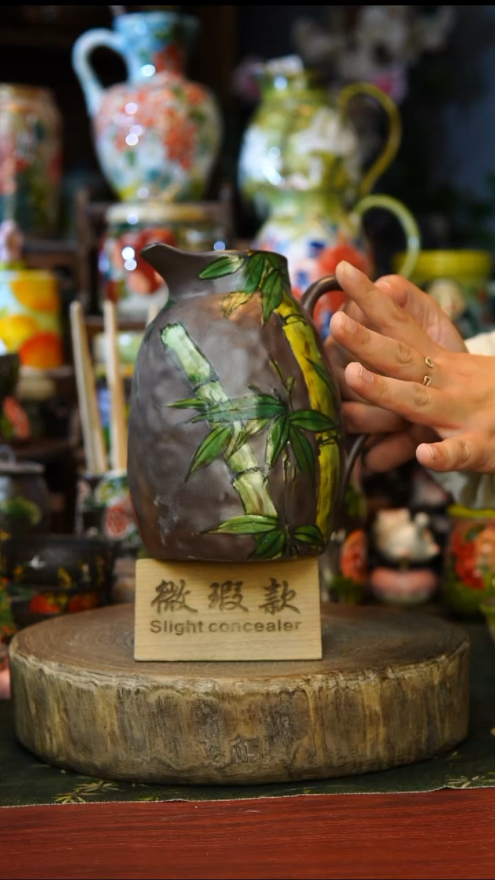 陶瓷164景德镇手工手绘釉下彩