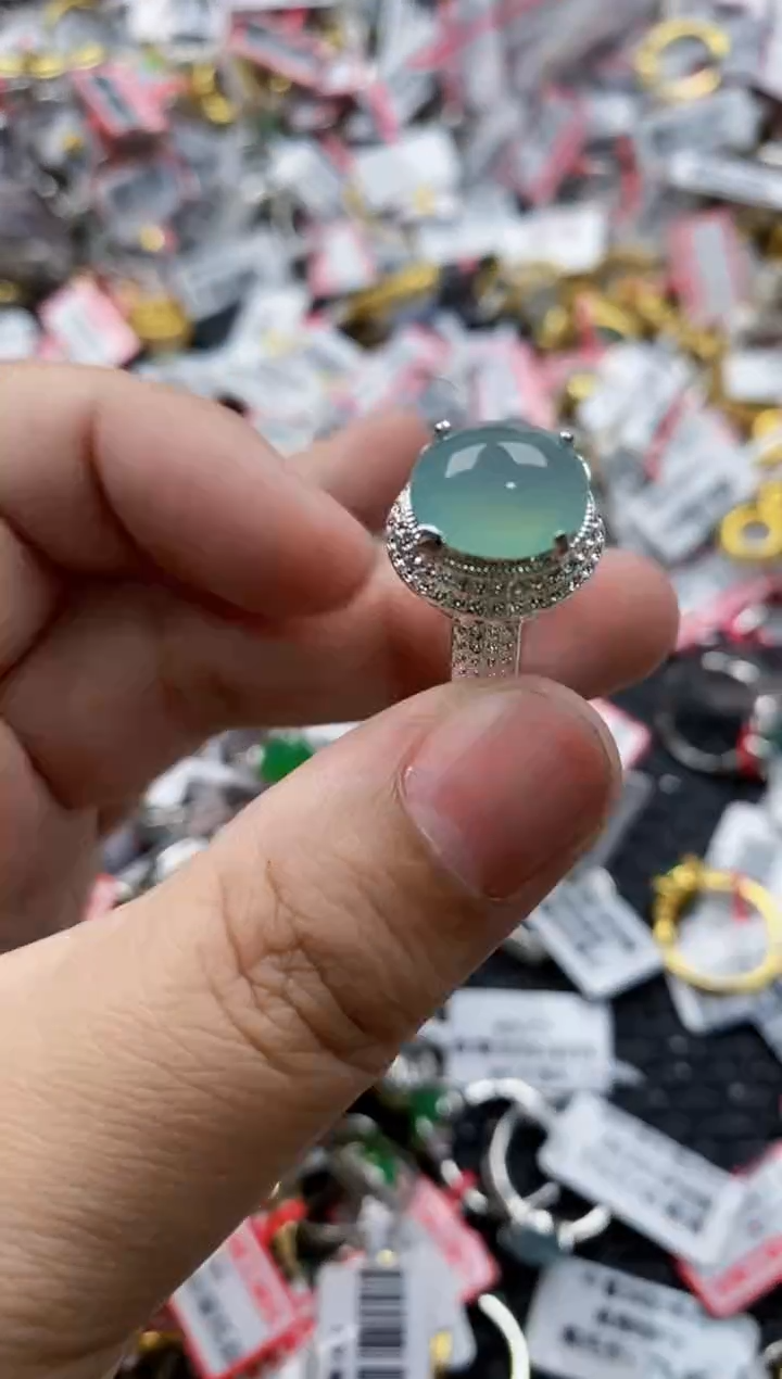 翡翠未镶嵌戒指55555---55