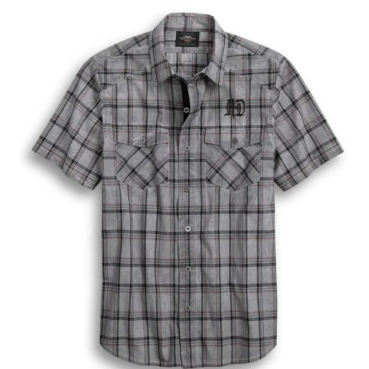 Harley Davidson/哈雷戴维森【大码福利】哈雷格子衬衫