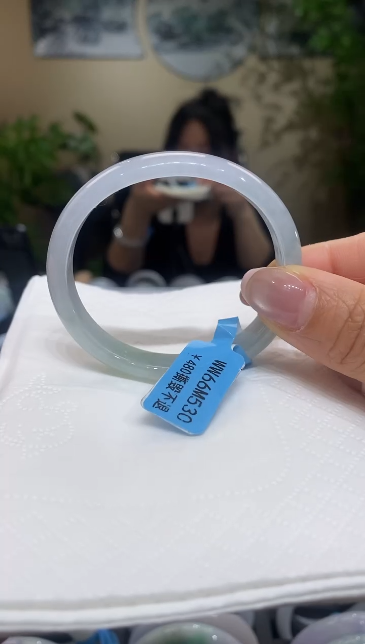 【闪购商品】翡翠手镯未镶嵌翡翠50-51
