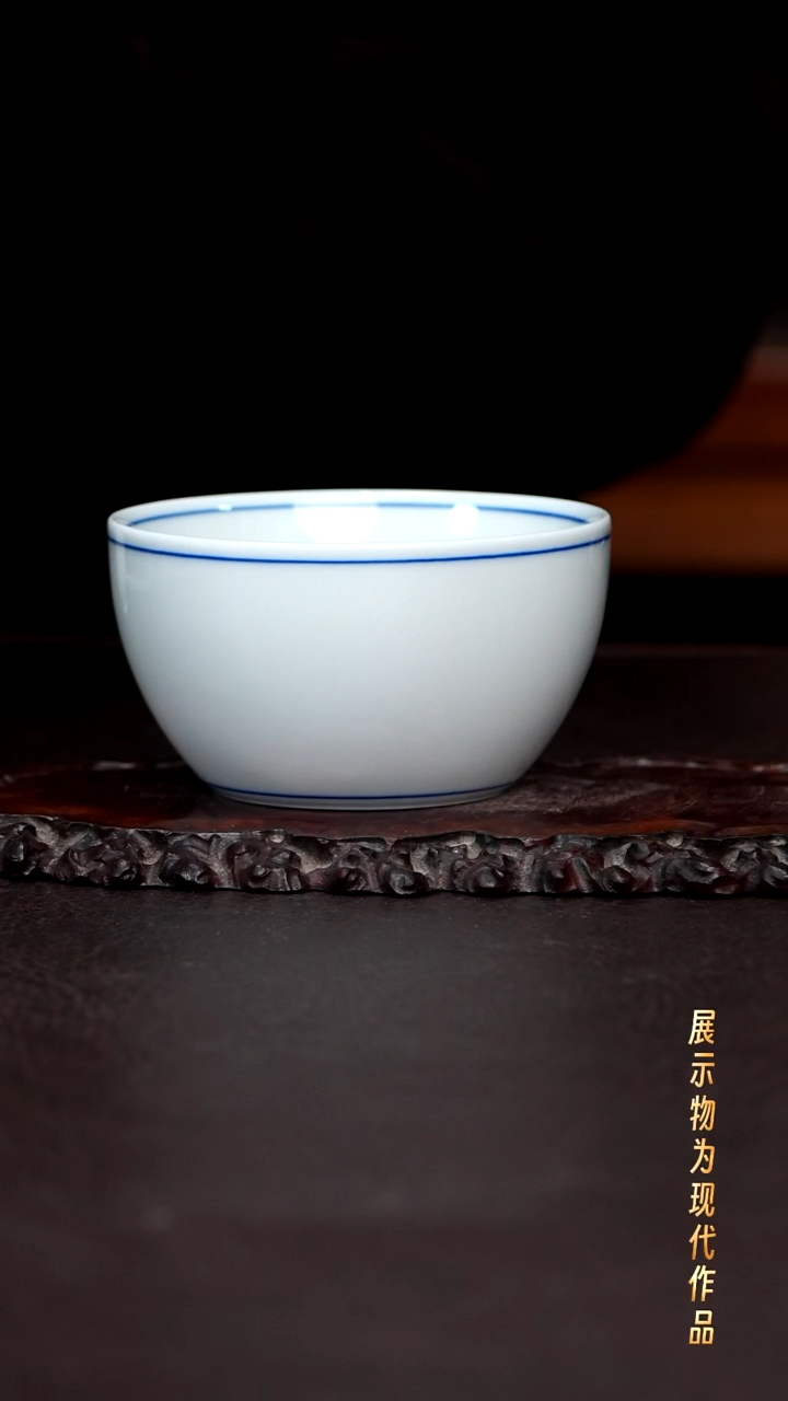 杯子陶景德镇全手工手绘瓷器！