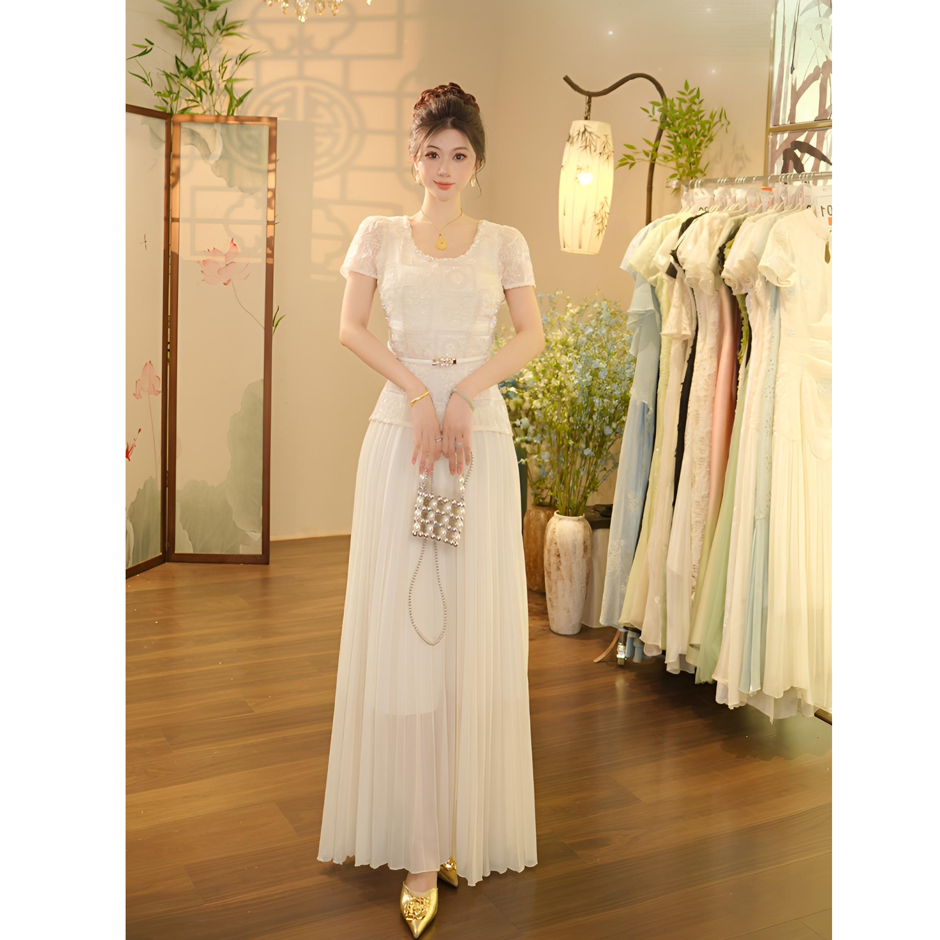 【张小小】沪上名媛-1379 连衣裙（P187）-129cm